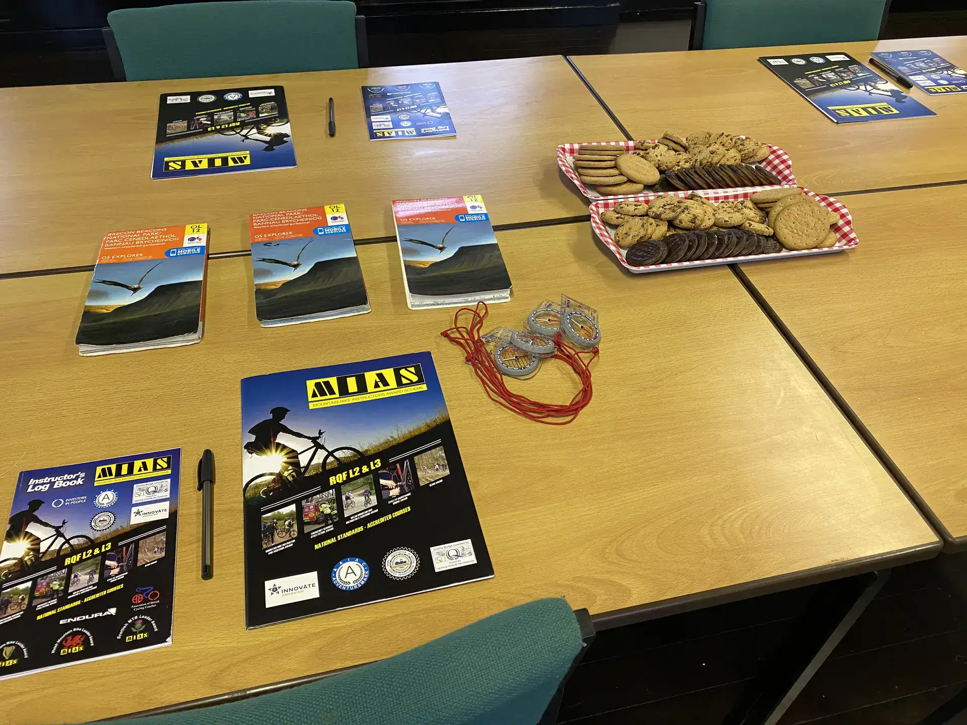 MIAS mountain bike instructor training course in South Wales