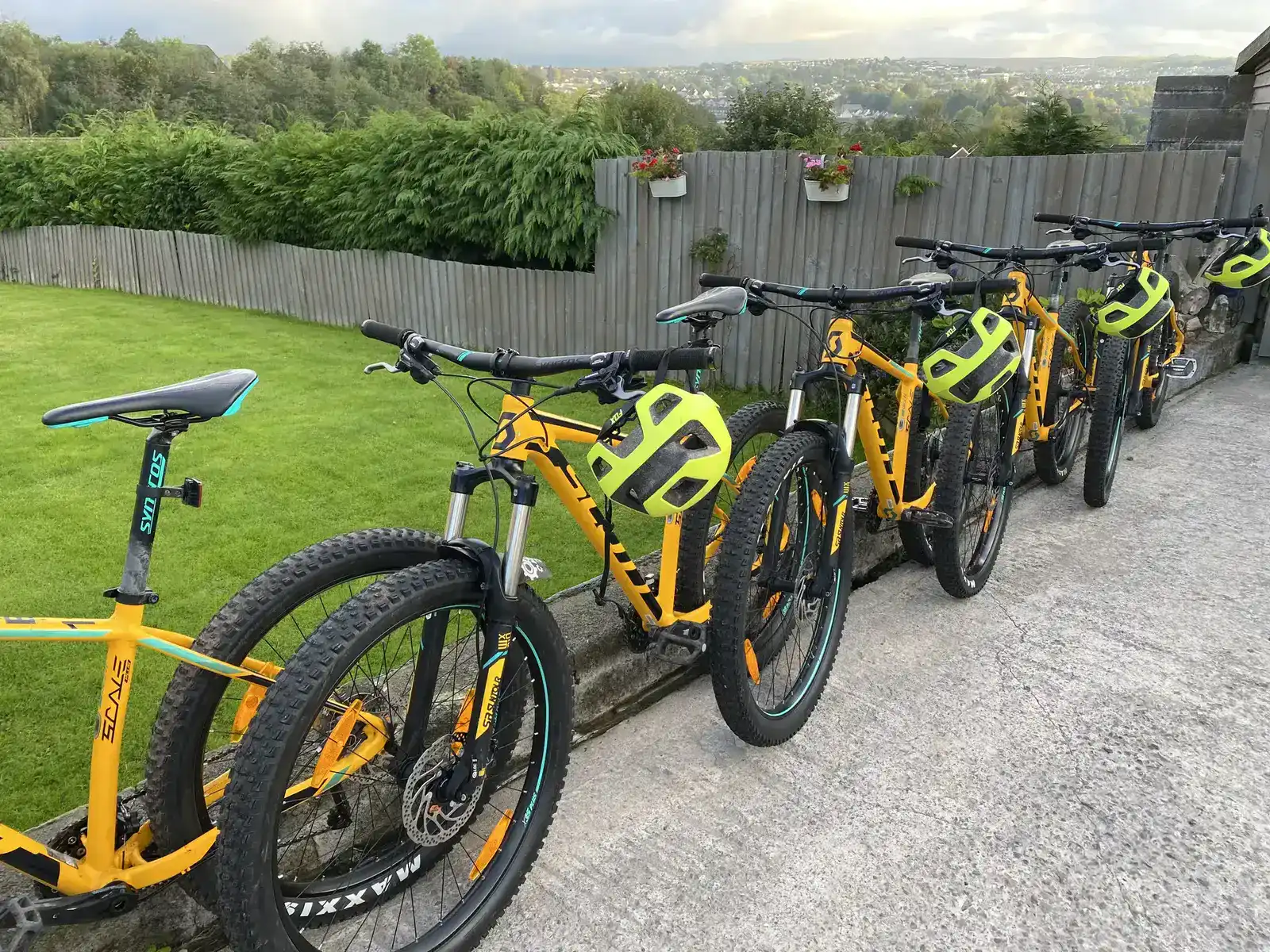 Scott Scale mountain bikes for hire in Merthyr Tydfil South Wales
